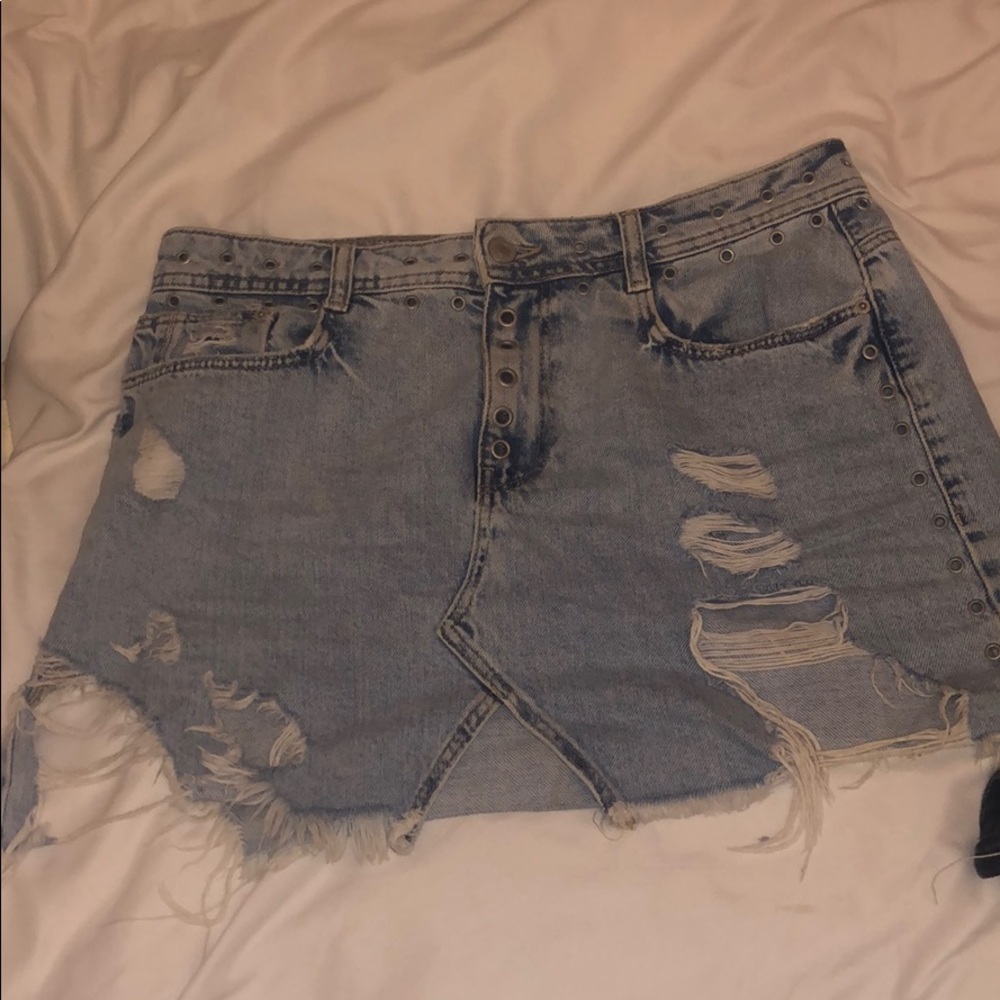 Zara denim skirt